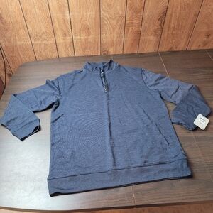 George Blue Half-Zip Sweater